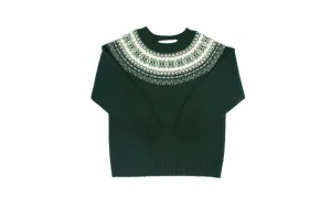 Jacquard Jumper - Green