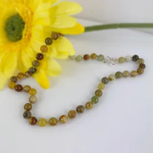 Jade Bead Necklace - VNKL256