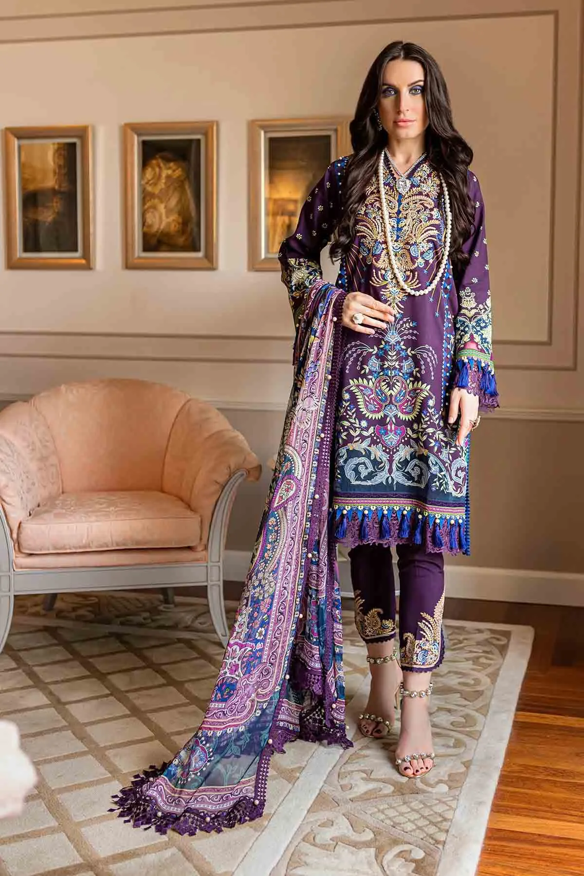 Jade Bliss Pakistani Suit Lawn Collection 2023 BL20055B