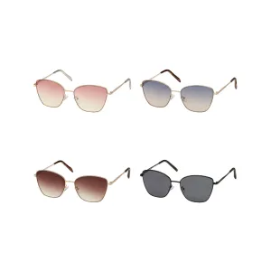 Jade Metal Cat Eye Sunglasses - Adult