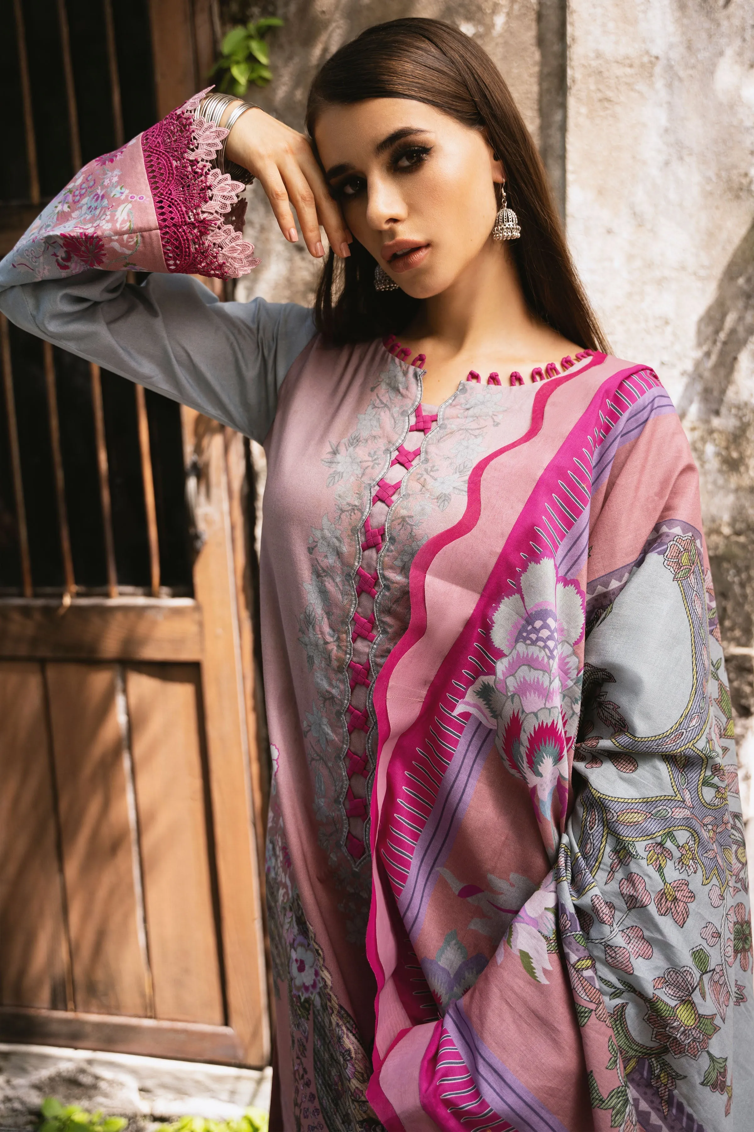 Jade Urbane Lawn Prints – 20585B PINK