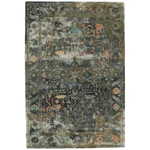 Jaipur Citrine Cristobol Medallion Dark Green Gray CIT14 Area Rug