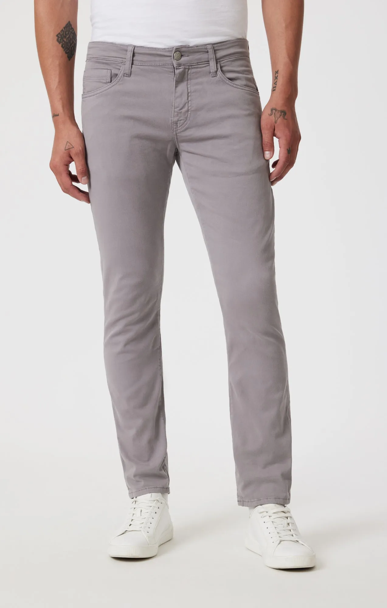 JAKE SLIM LEG IN GRAPHITE TWILL