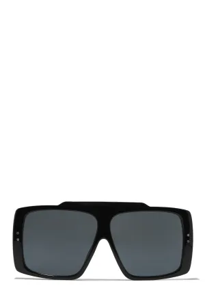 Jalina Oversized Sunglasses - Black