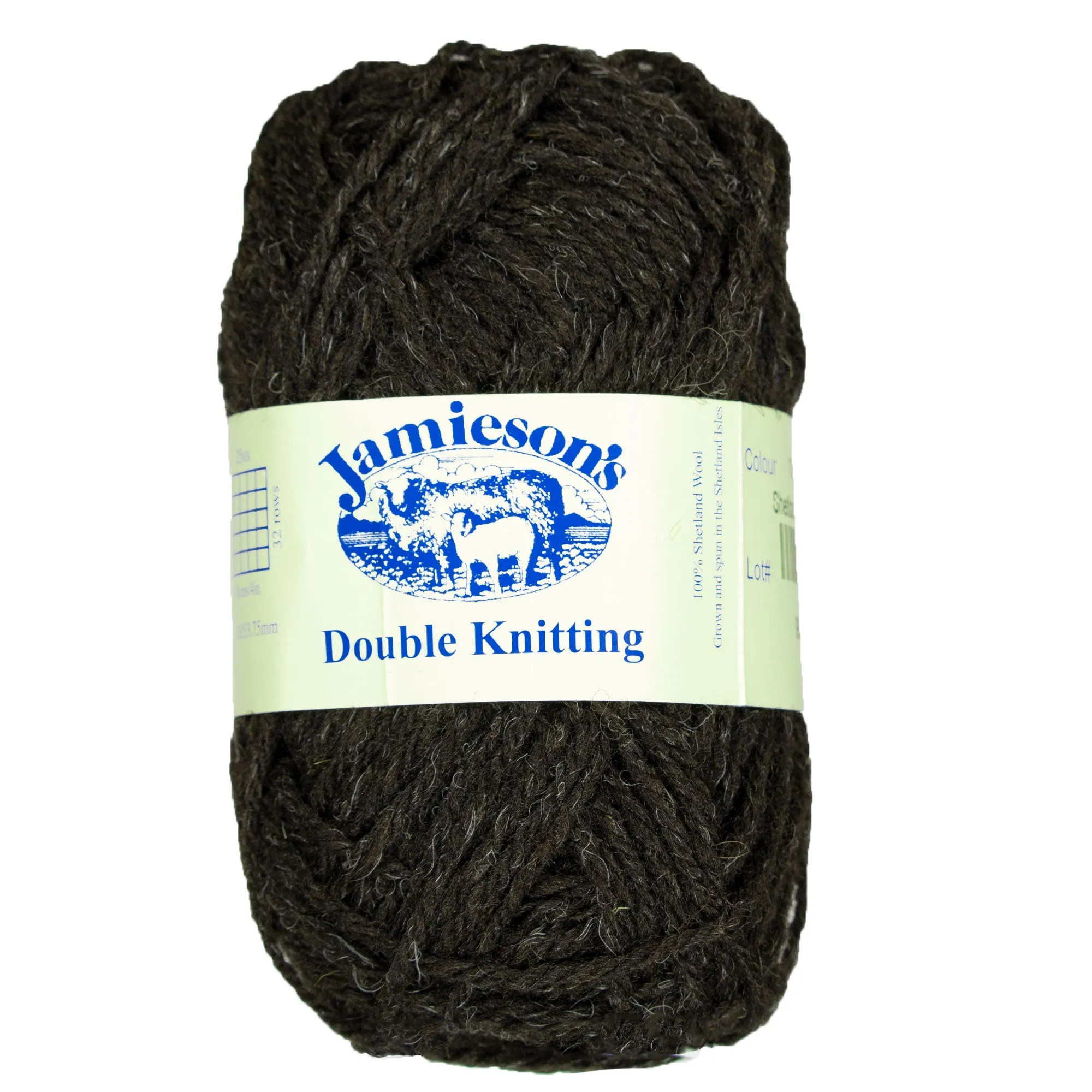 Jamieson's of Shetland Double Knitting Yarn - 101 Shetland Black