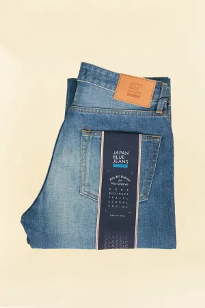 Japan Blue J404 Africa Classic Straight Mid Wash Selvedge Denim - 12.5oz