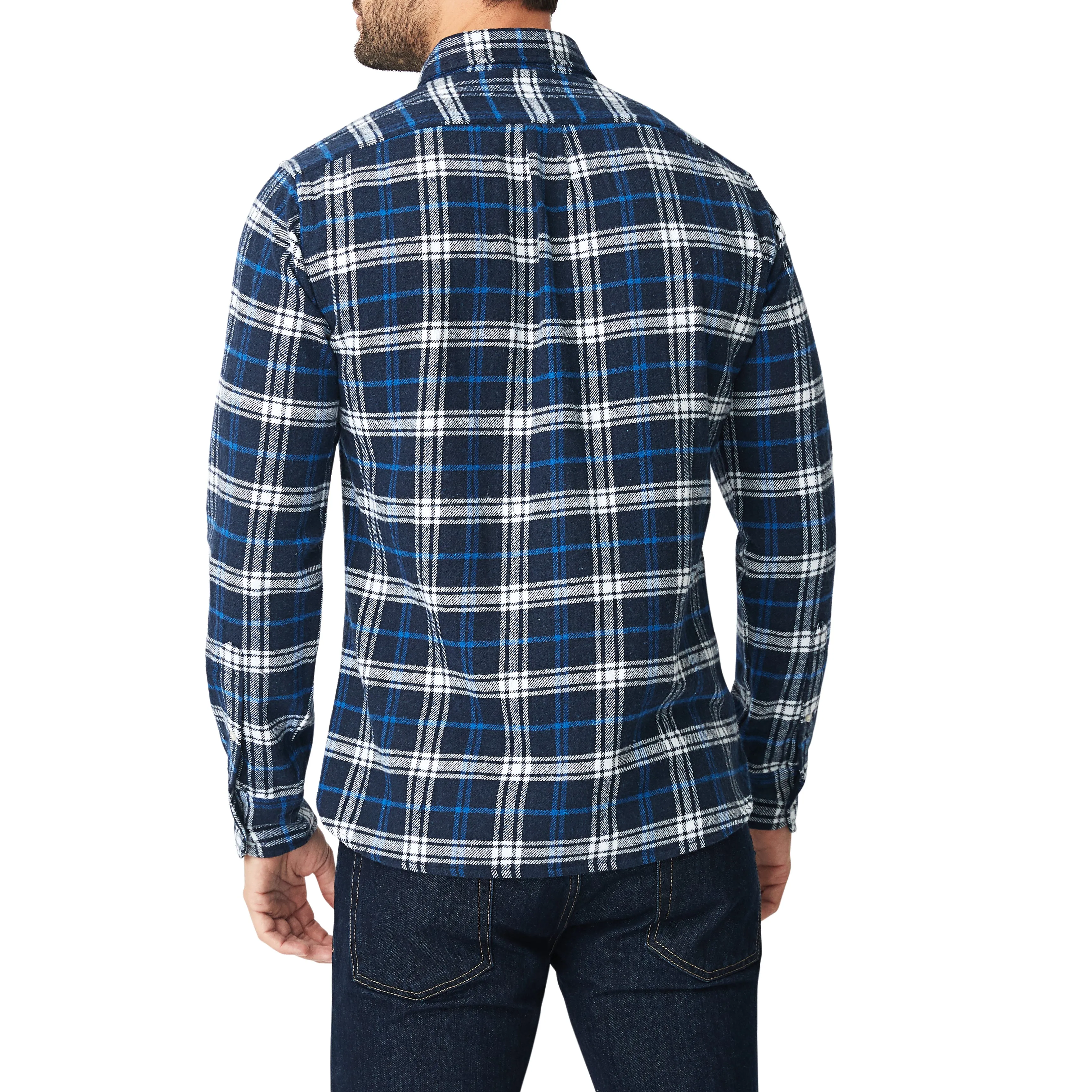 Japanese Shaggy Flannel Shirt - Brookstone Plaid