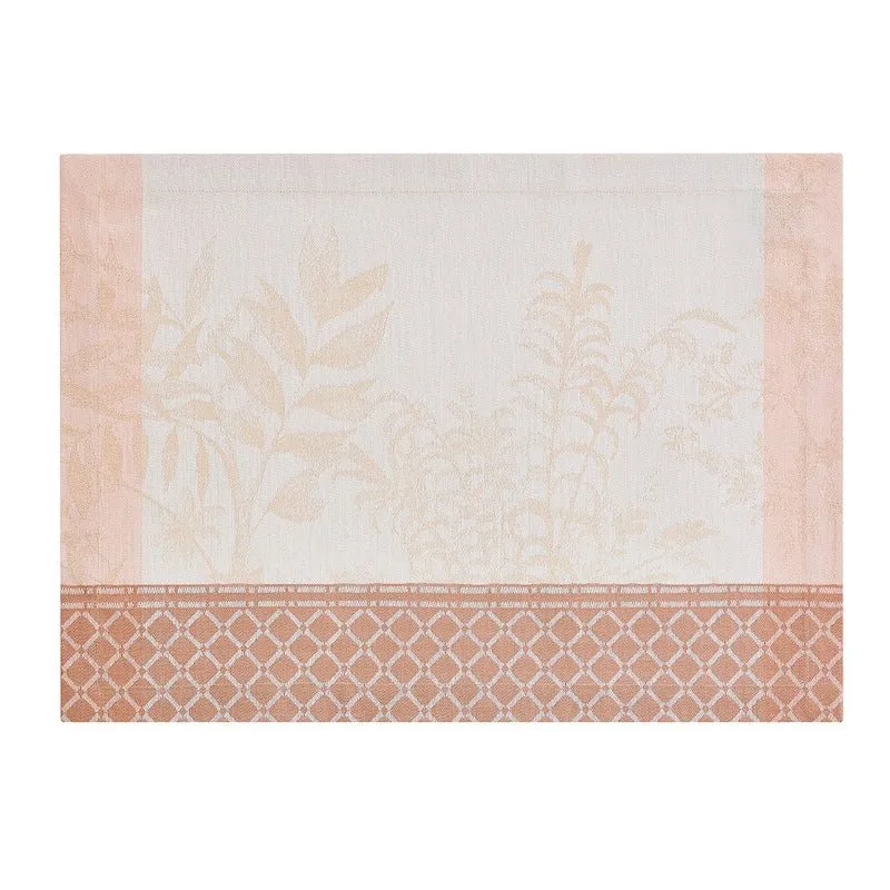 Jardin d'eden beige placemat by le jacquard français