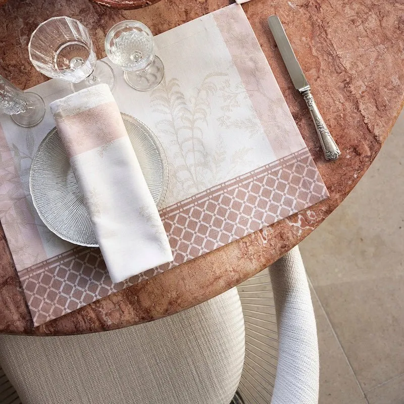 Jardin d'eden beige placemat by le jacquard français