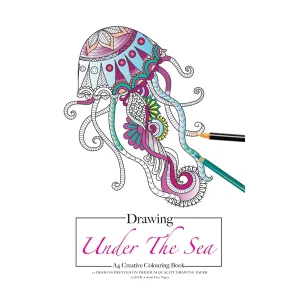 Jasart A4 Creative Colouring Book - Drawing - Under The Sea