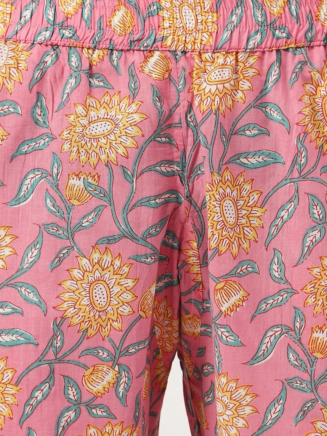 Jashvi Dark Pink Printed Loungewear/Nightwear