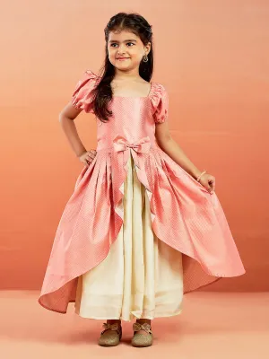 Jashvi Girls' Pink Gown