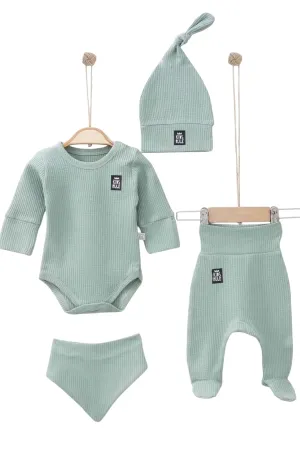 Jasper Baby Green Clothes Set - 4 Pcs