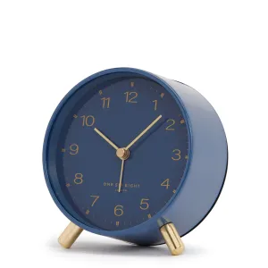 Jasper Navy Silent Alarm Clock