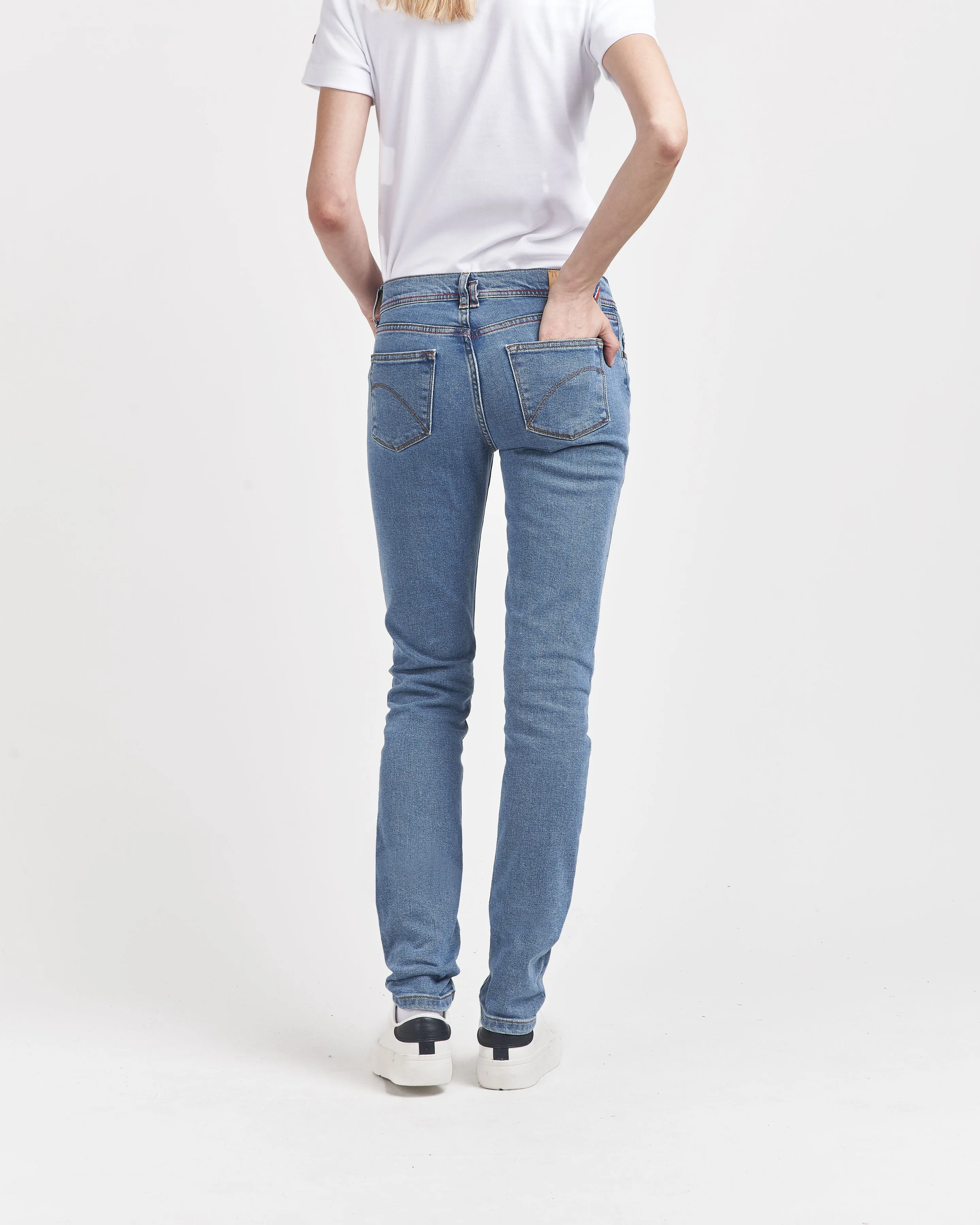 Jean femme slim taille standard Clair - Mathilde