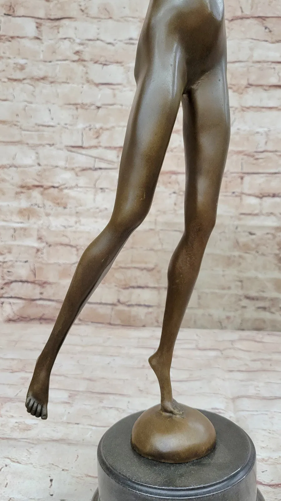 Jean Patoue`s Diana Nemorensis Bronze Sculpture Classic Nude Artwork