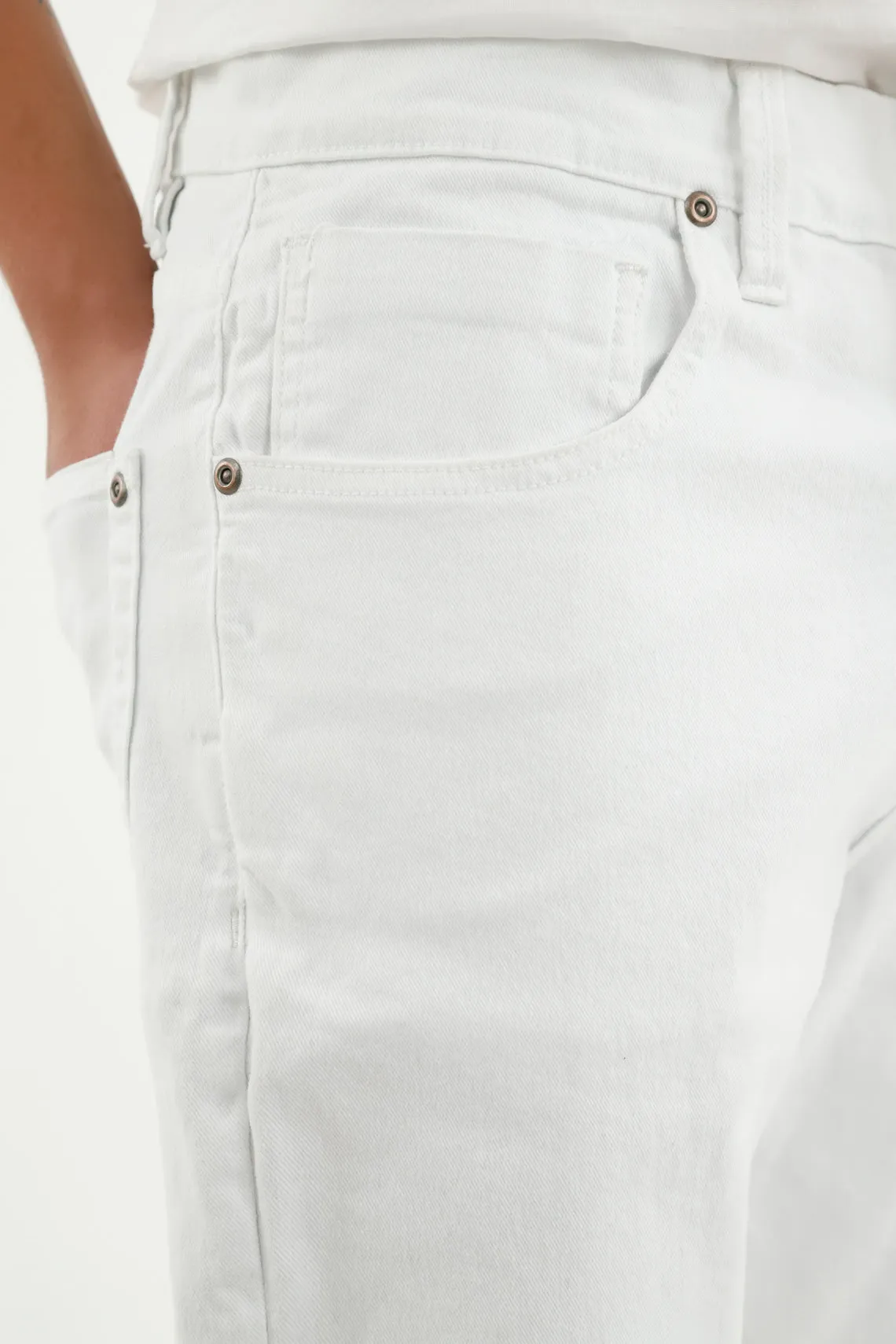 Jean Skinny blanco para hombre