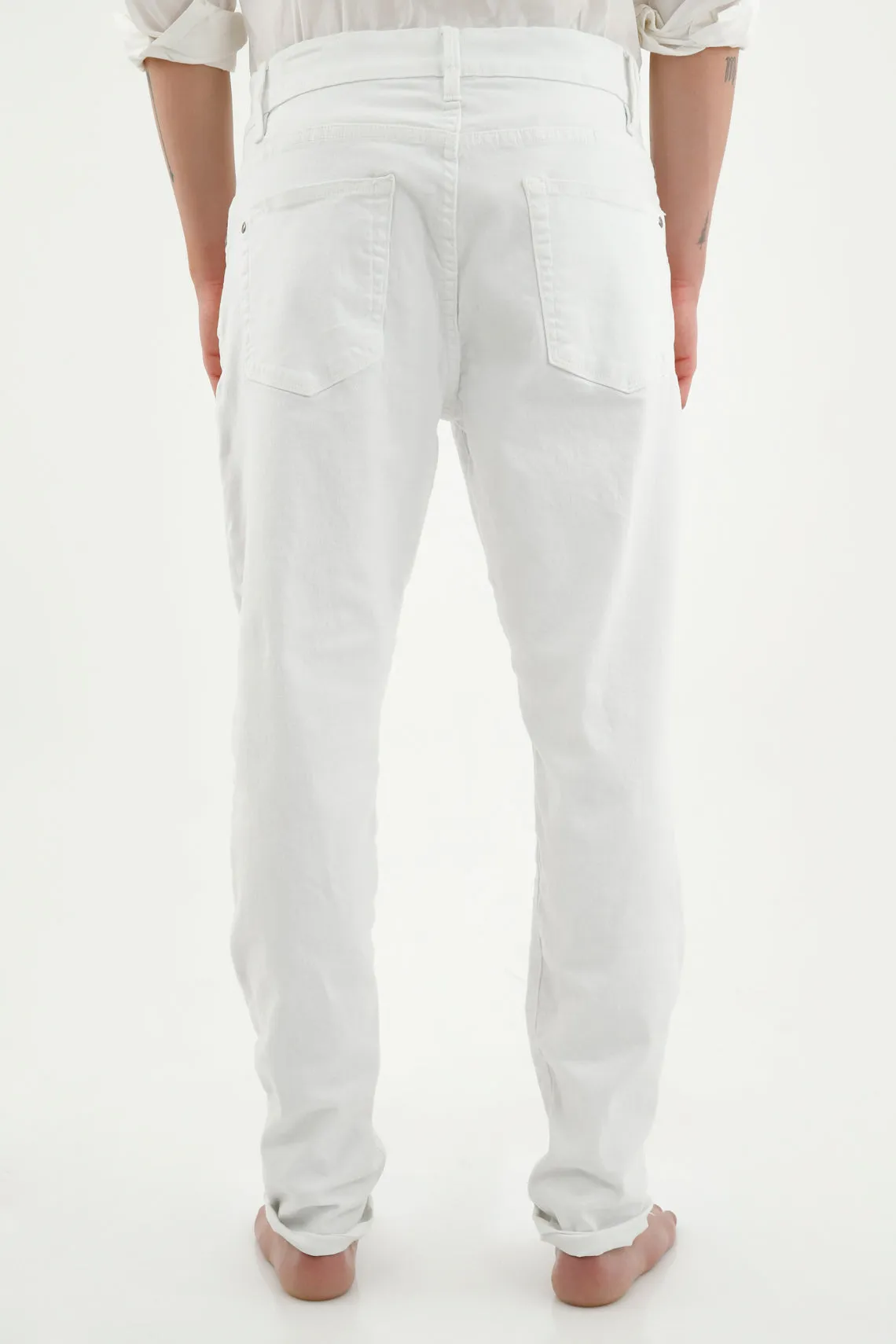 Jean Skinny blanco para hombre