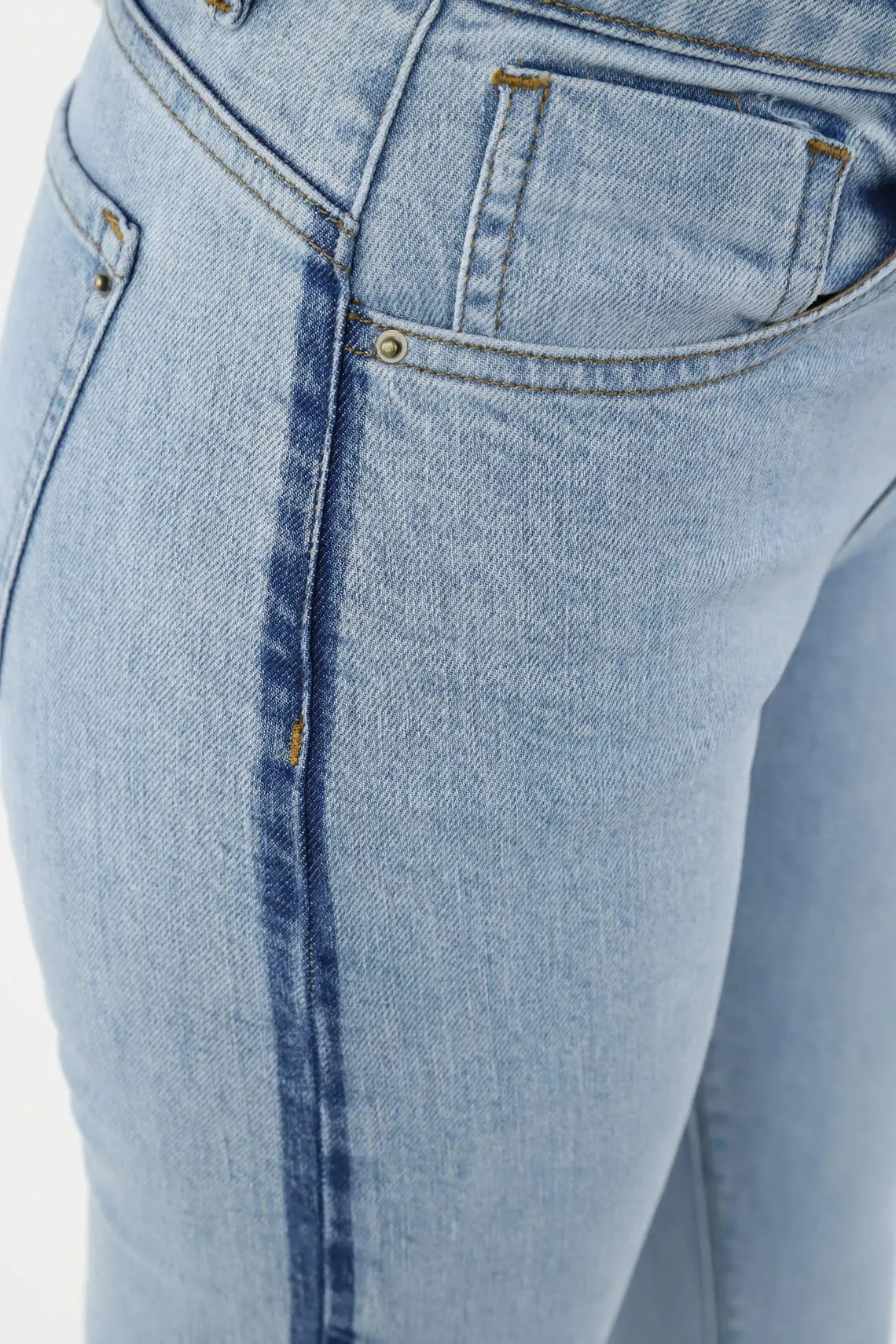 Jean Super Slim azul para mujer