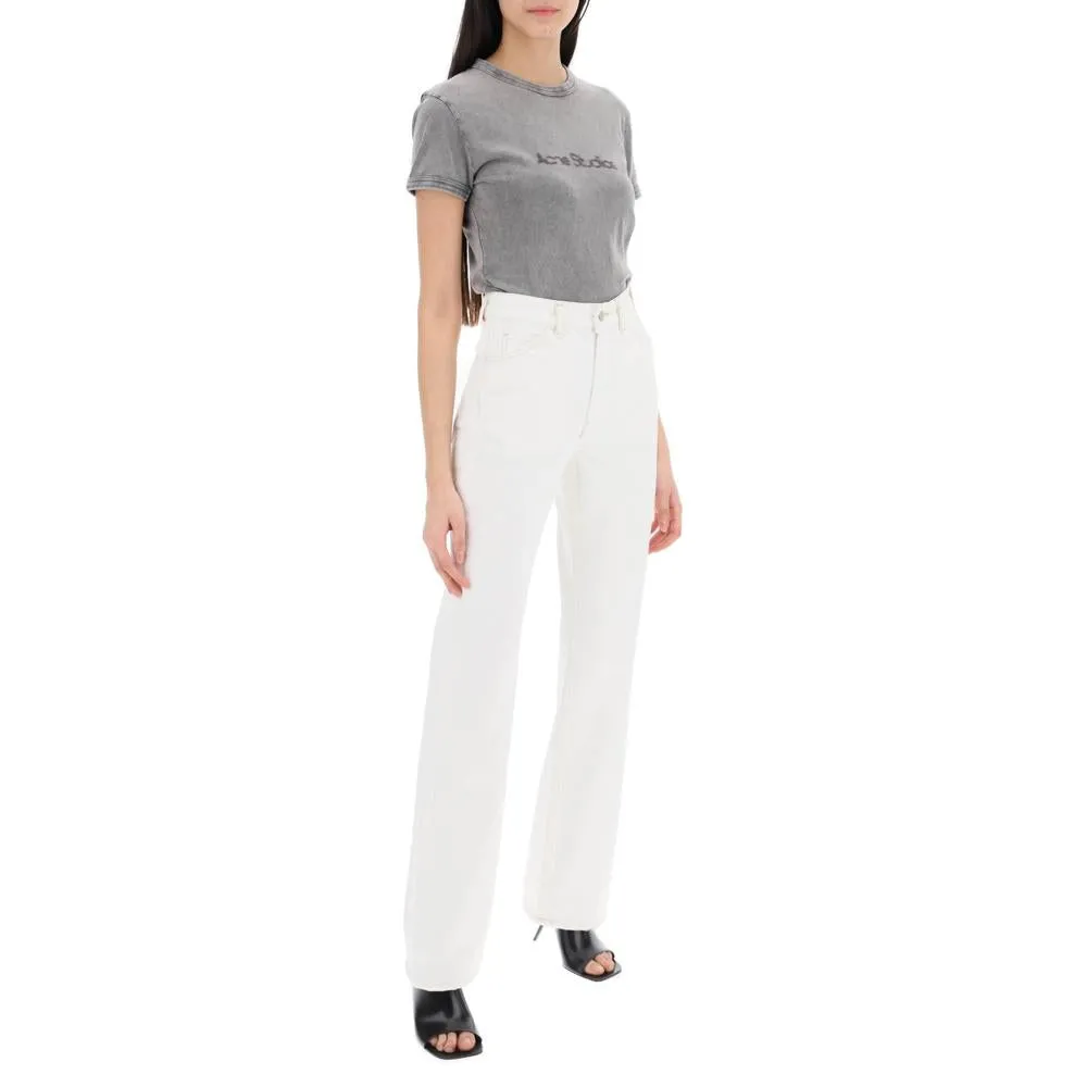 Jeans Acne Studios Bootcut Jeans From - Blanc - Femme