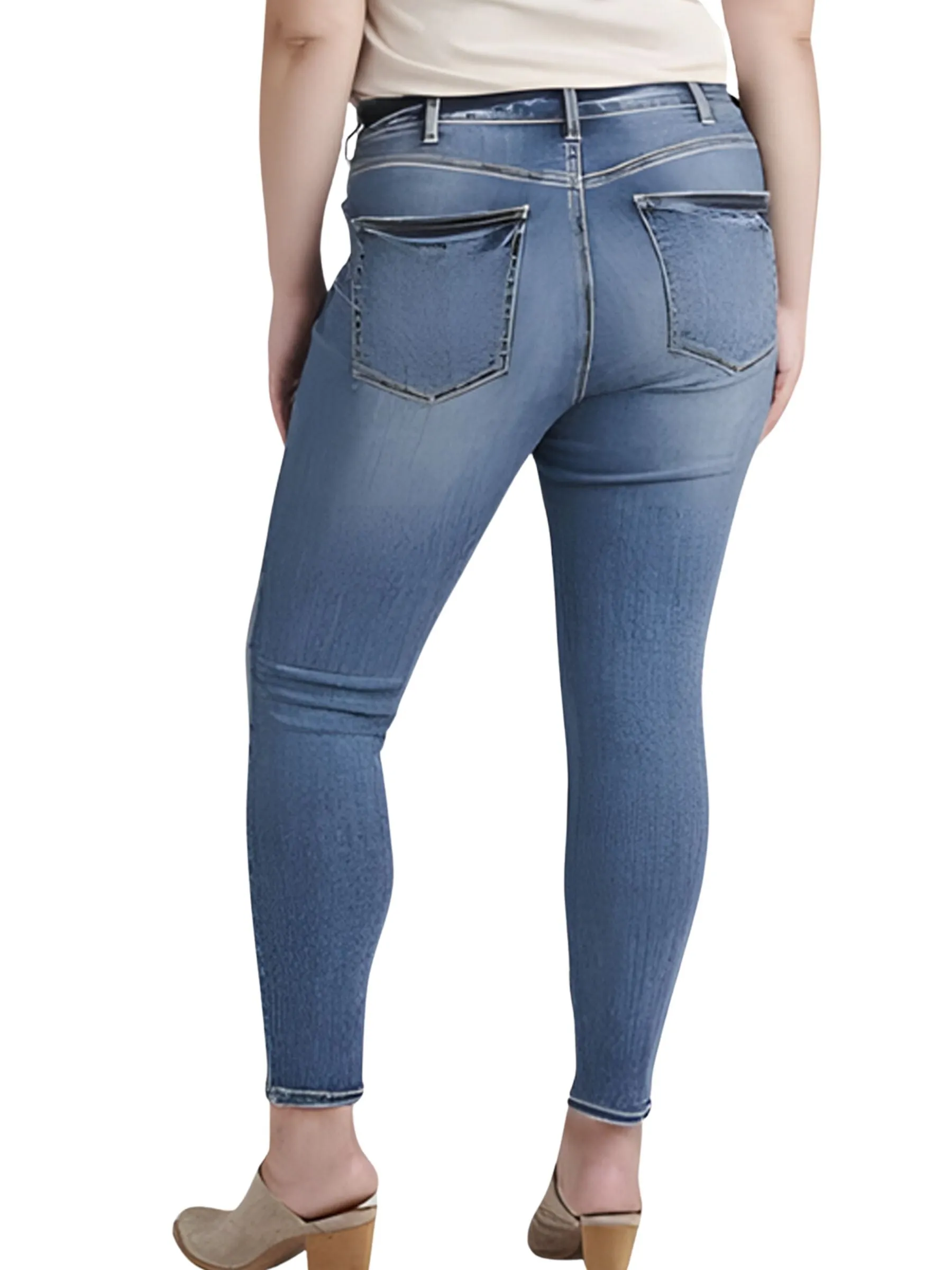 Jeans Avery Skinny Taille Plus de Silver Jeans