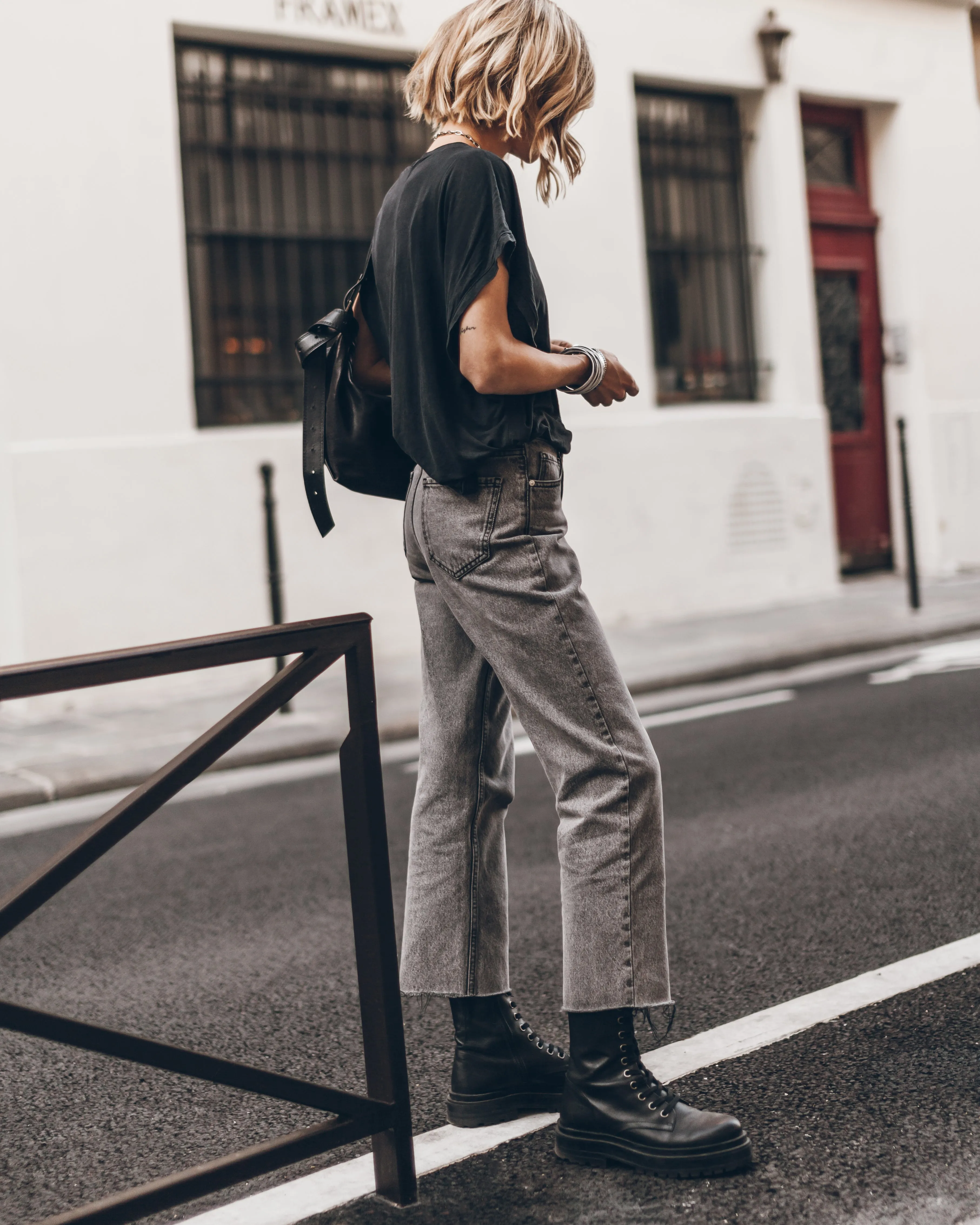 Jeans The Grey Cropped Straight