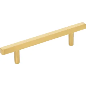 Jeffrey Alexander 96 mm Center-to-Center Square Dominique Cabinet Bar Pull 845-96