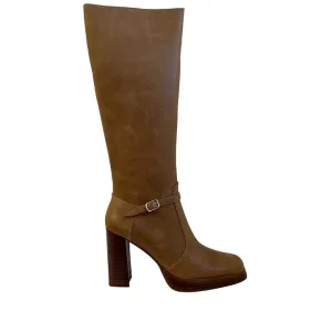 JEFFREY CAMPBELL IGGIE CAMEL BOOTS