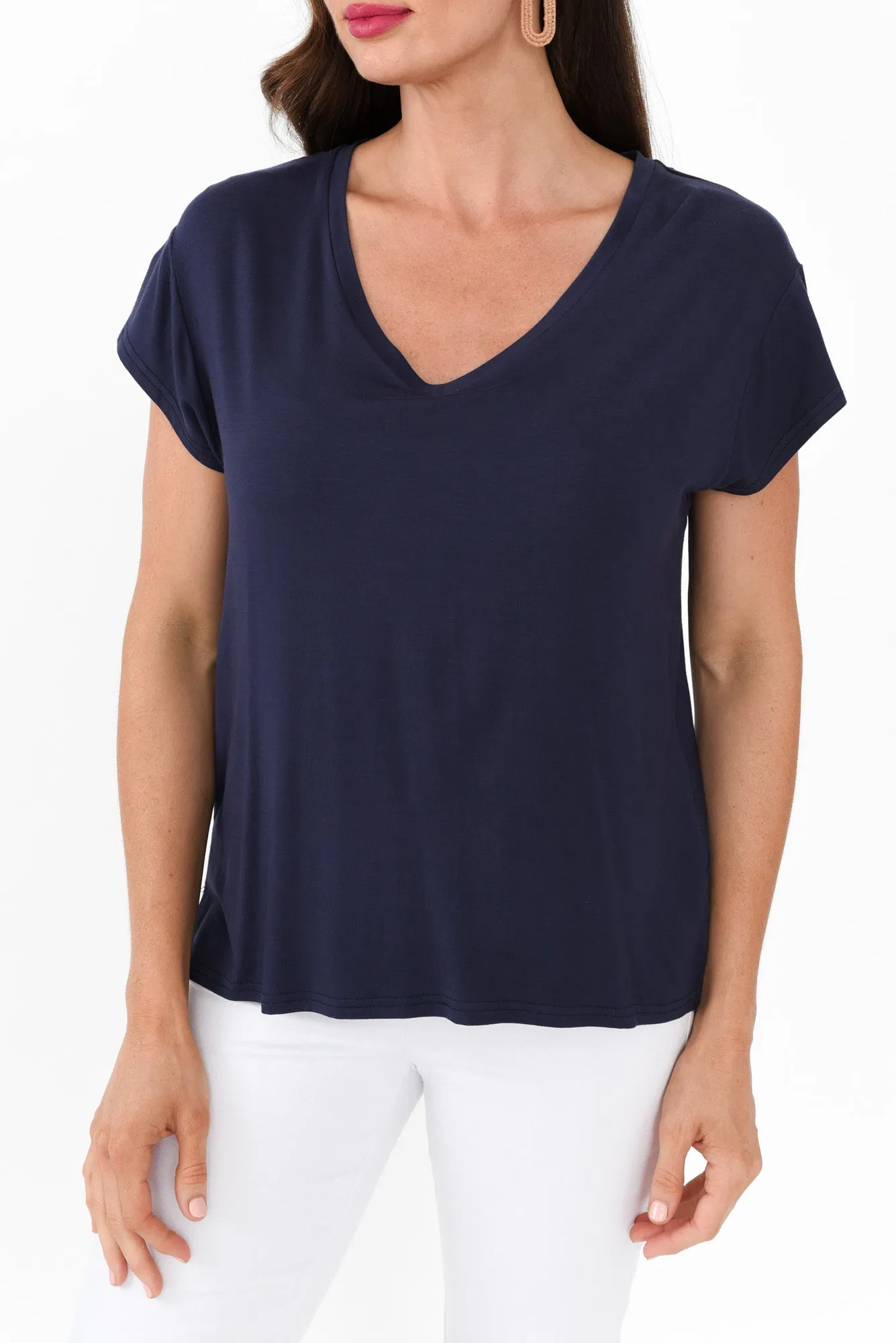 Jenkins Navy Modal Tee