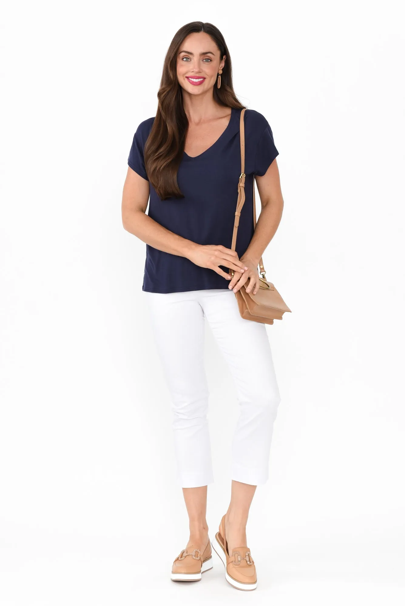 Jenkins Navy Modal Tee