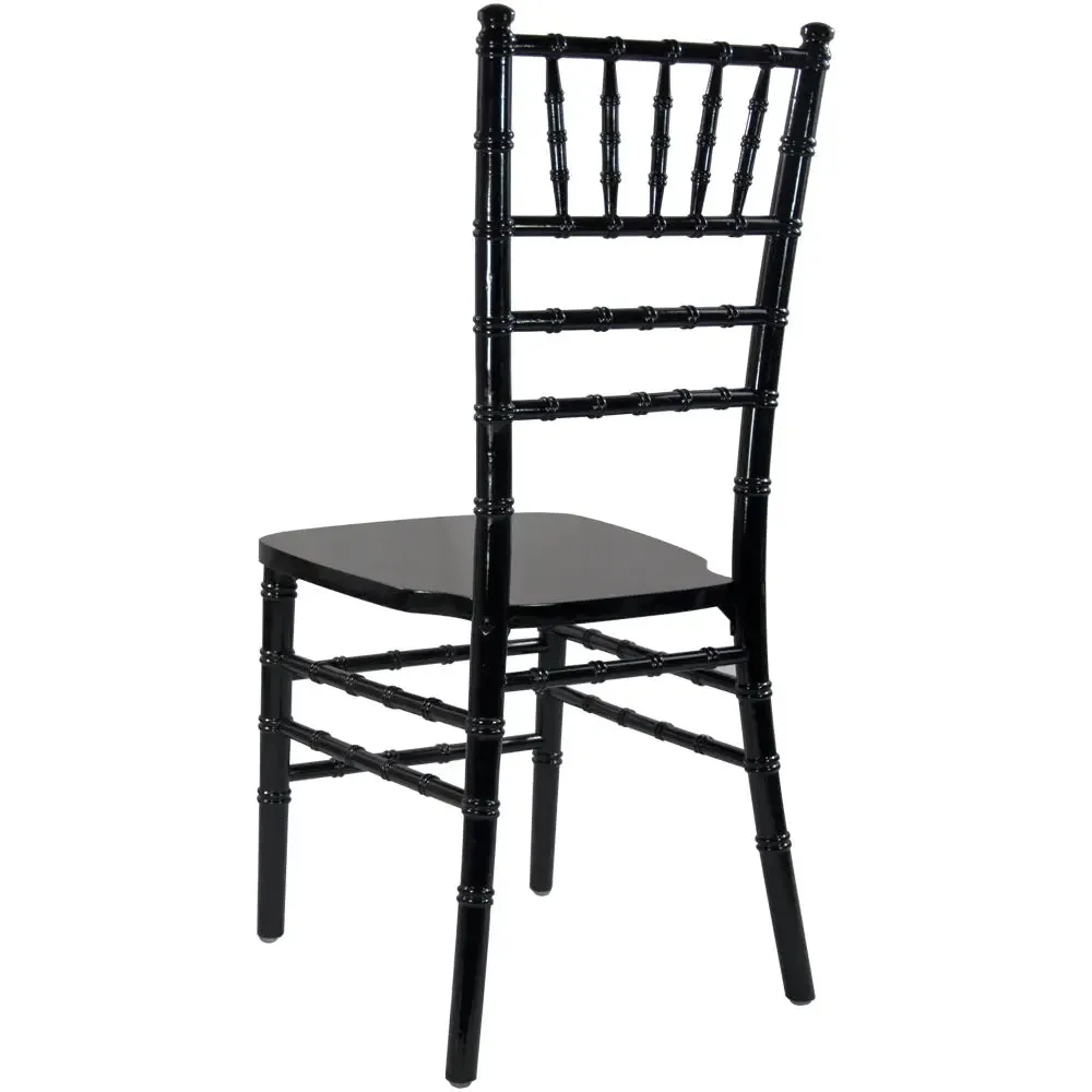 Jennifer Black Wood Chiavari Chair