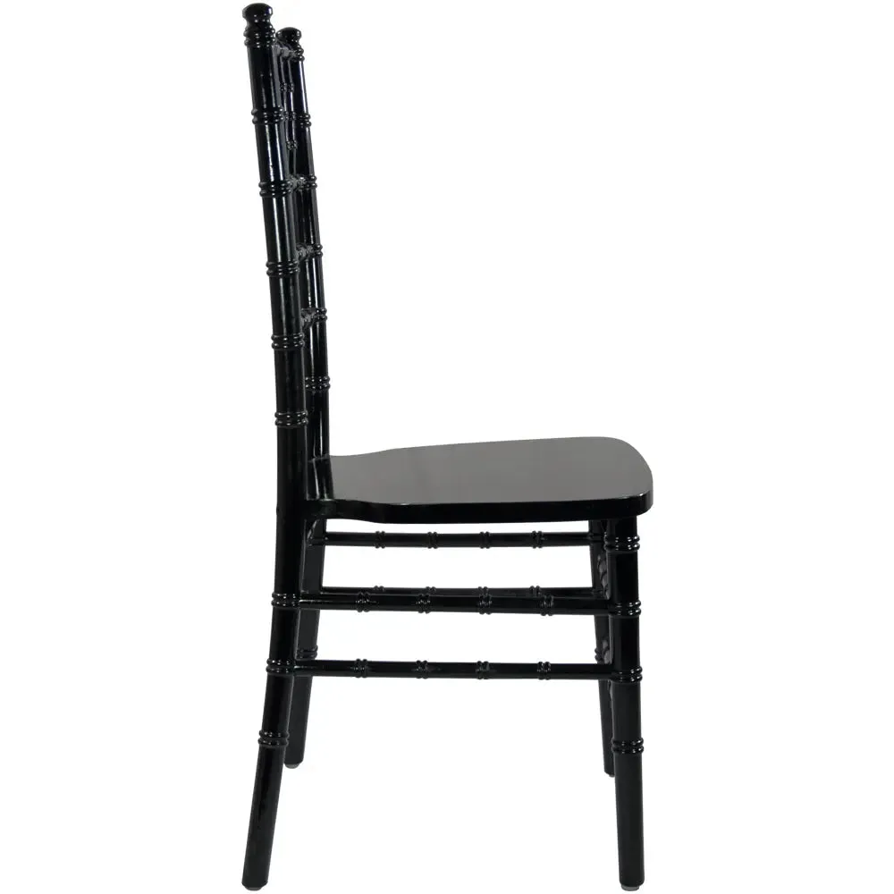 Jennifer Black Wood Chiavari Chair