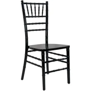 Jennifer Black Wood Chiavari Chair