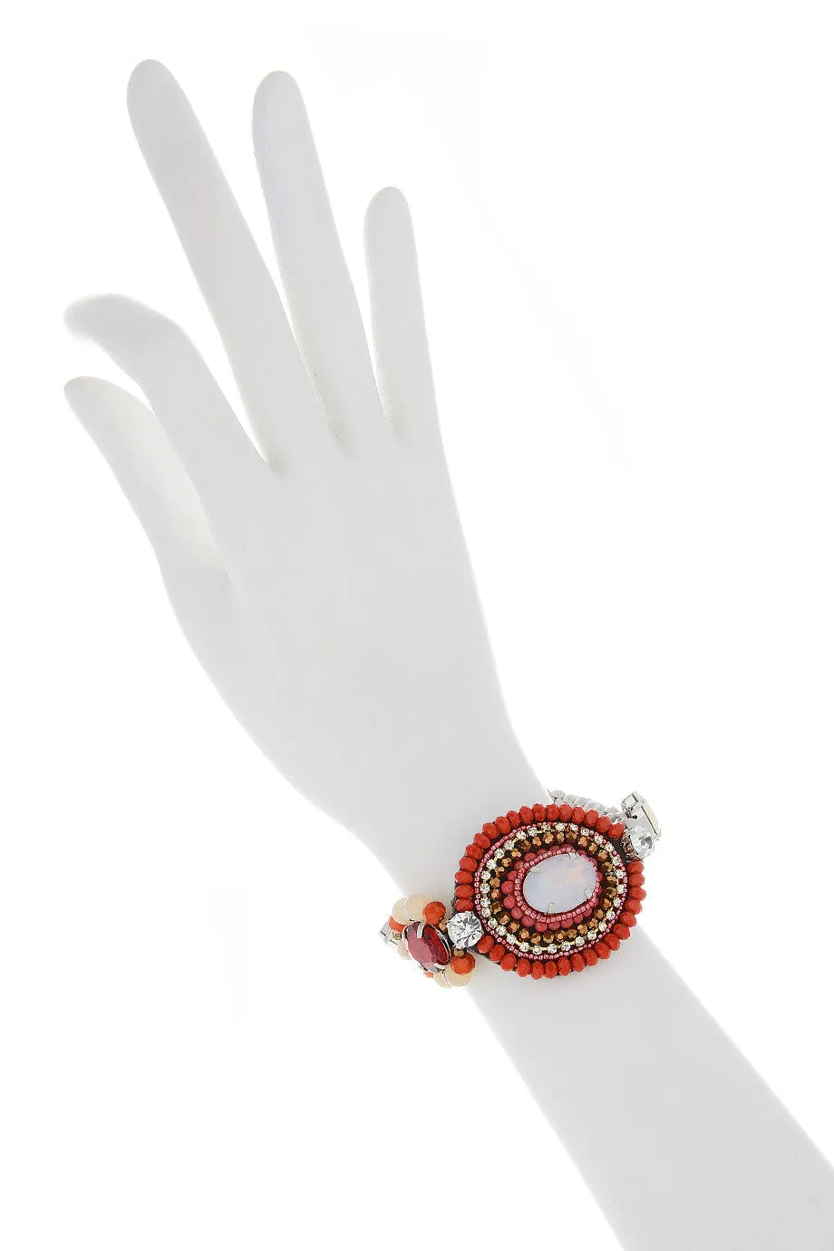 JENNIFER Red Crystal Bracelet