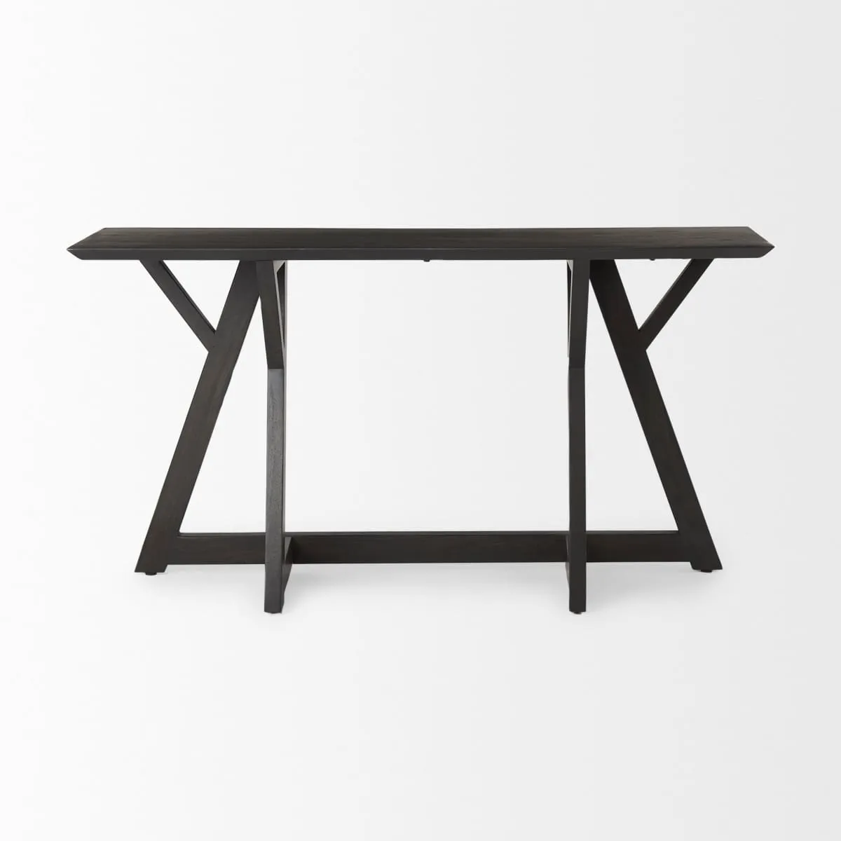 Jennings Console Table Dark Brown Wood