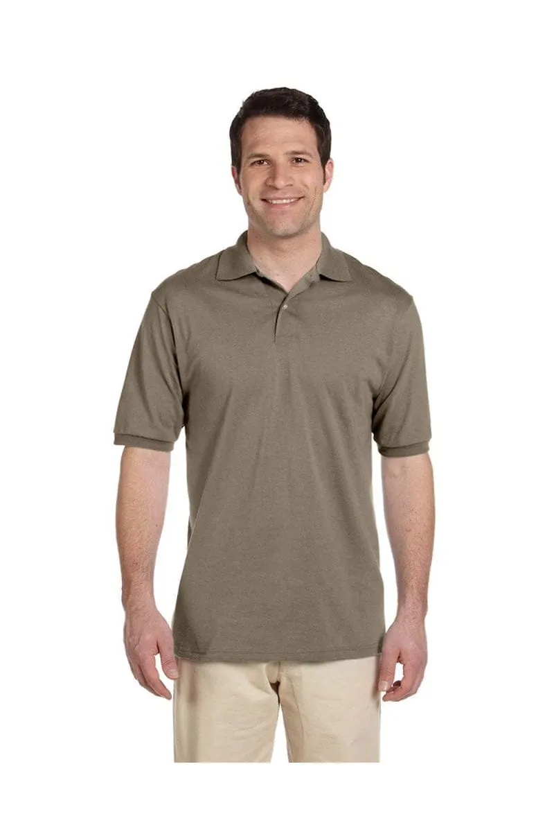 Jerzees 437: Adult 5.6 oz. SpotShield(tm) Jersey Polo, Basic Colors