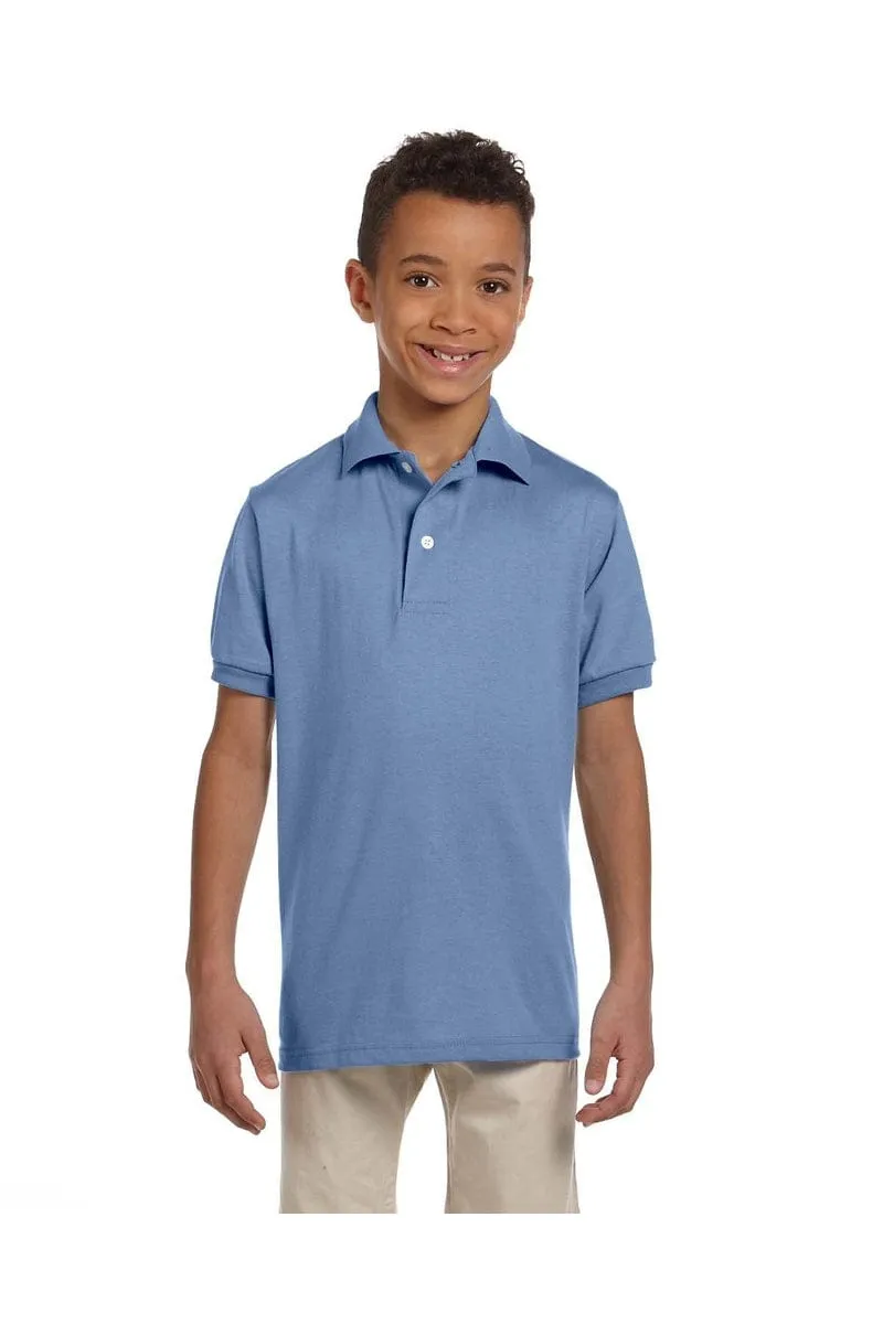 Jerzees 437Y: Youth 5.6 oz. SpotShield(tm) Jersey Polo