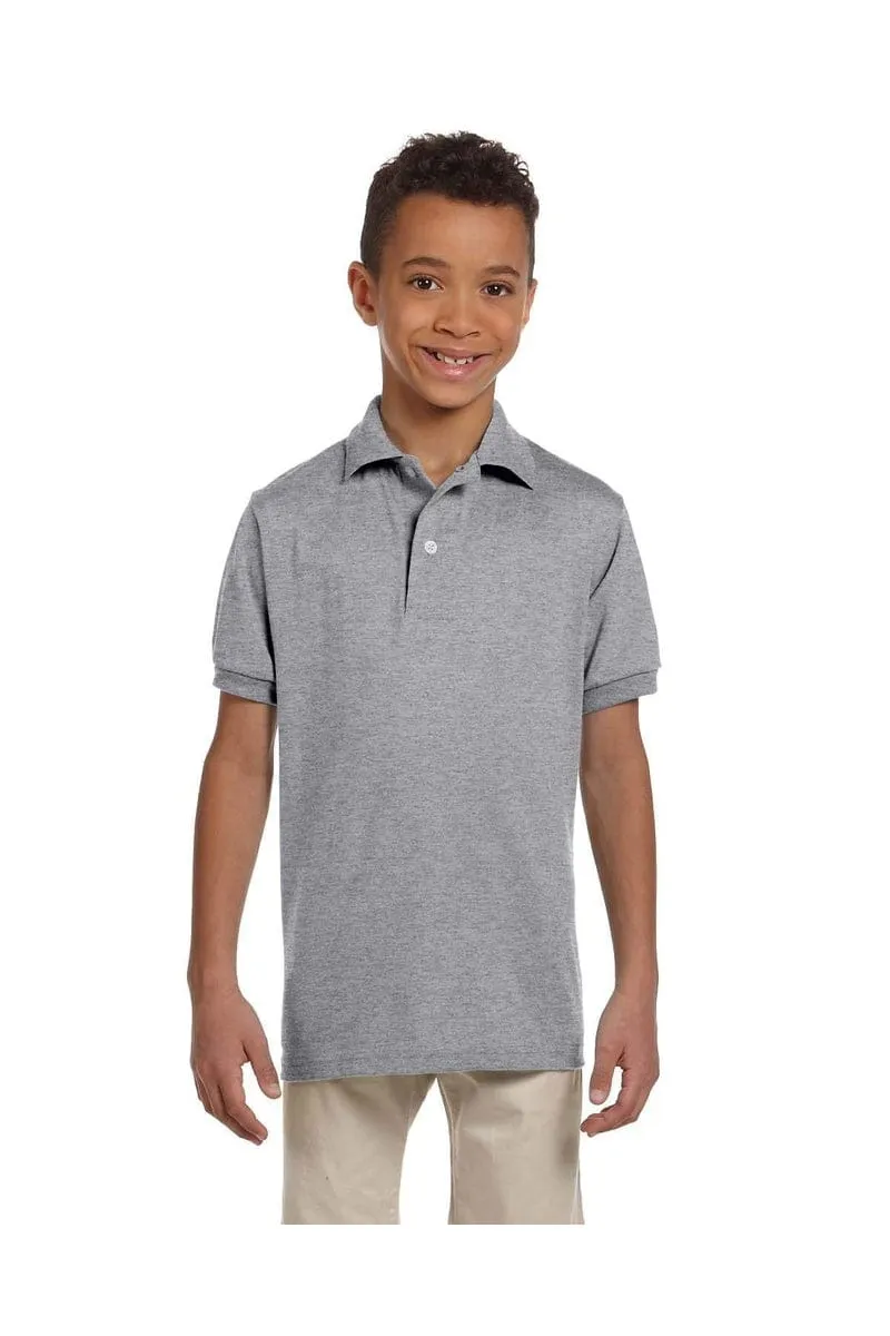 Jerzees 437Y: Youth 5.6 oz. SpotShield(tm) Jersey Polo