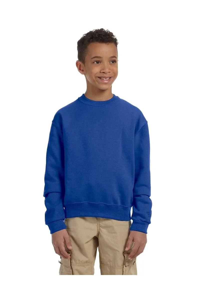 Jerzees 562B: Youth 8 oz. NuBlend(r) Fleece Crew