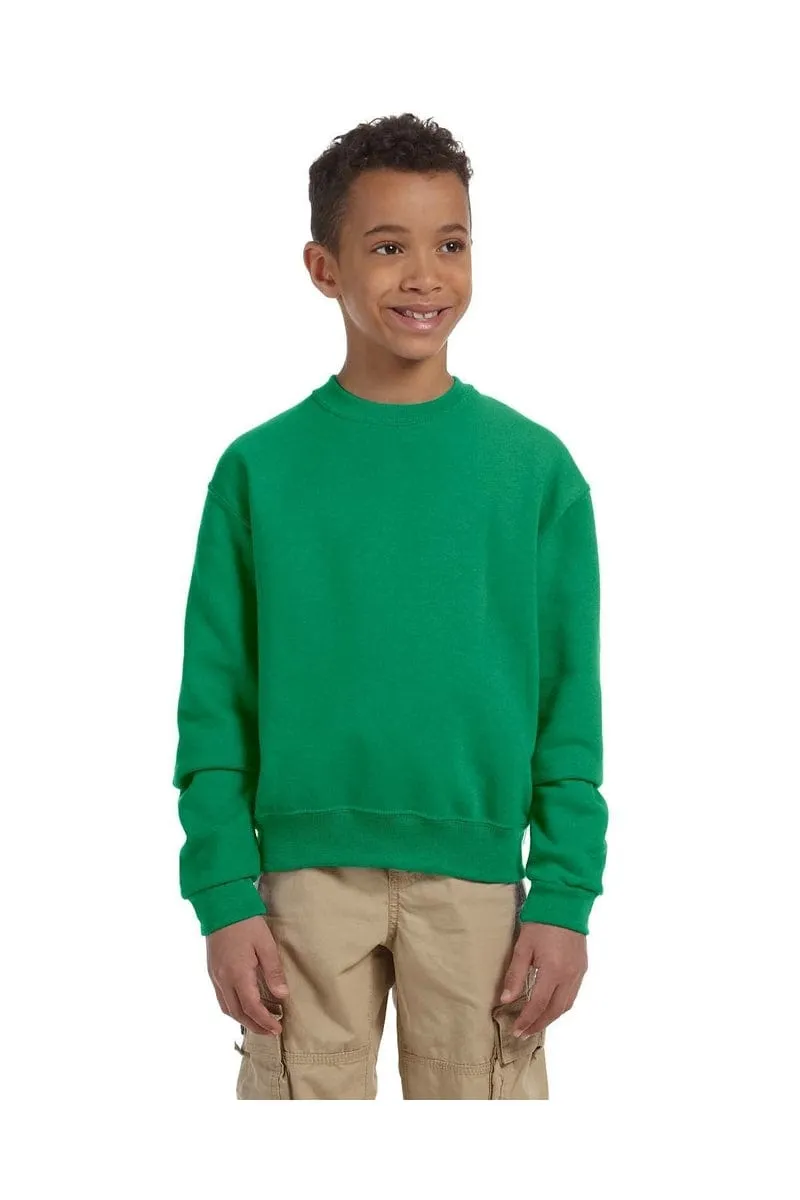 Jerzees 562B: Youth 8 oz. NuBlend(r) Fleece Crew