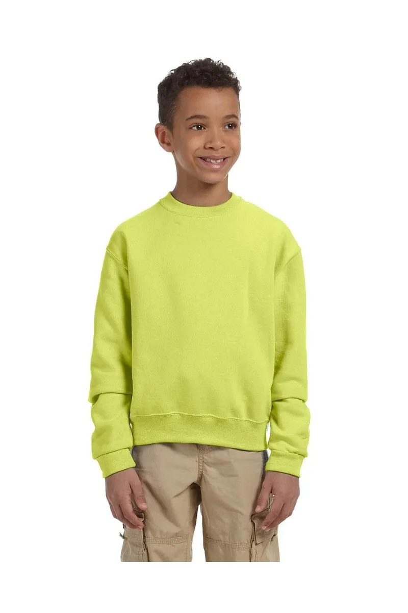 Jerzees 562B: Youth 8 oz. NuBlend(r) Fleece Crew