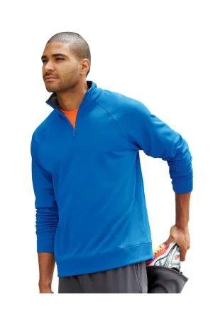 Jerzees PF95MR: Adult 6 oz. DRI-POWER(r) SPORT Quarter-Zip Cadet Collar Sweatshirt