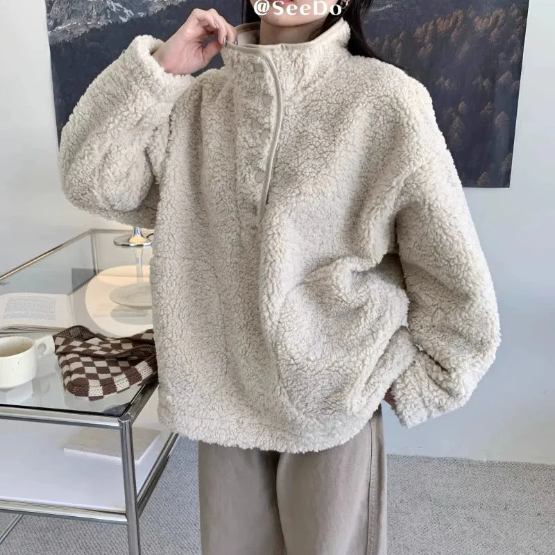 Jessica Oversize Fur Sweatshirt