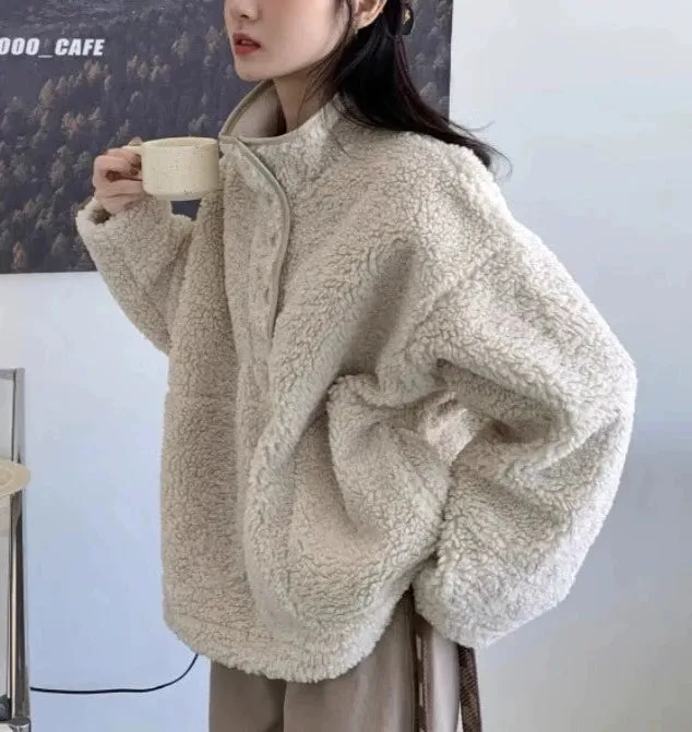 Jessica Oversize Fur Sweatshirt