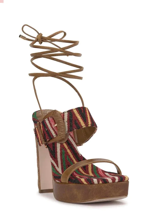 Jessica Simpson Caelia Ankle Lace Up Platform Sandal F107