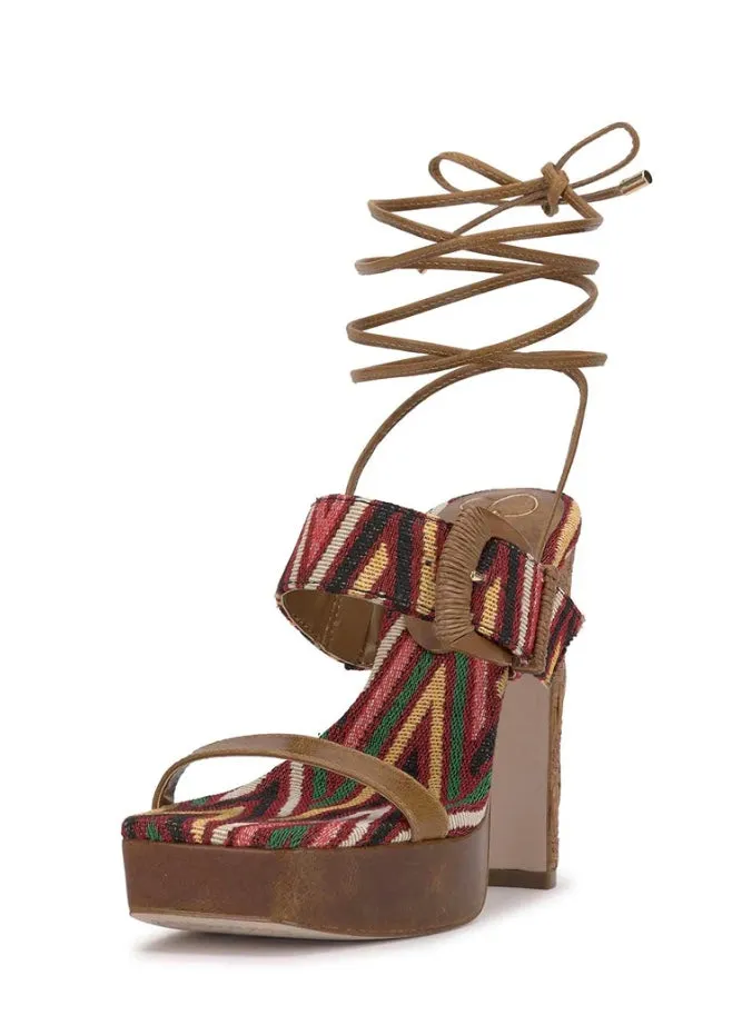 Jessica Simpson Caelia Ankle Lace Up Platform Sandal F107