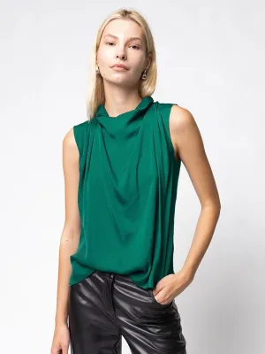 Jessie Draped Sleeveless Top