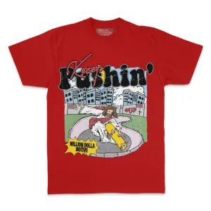 Jesus Keeps Pushin - Red T-Shirt