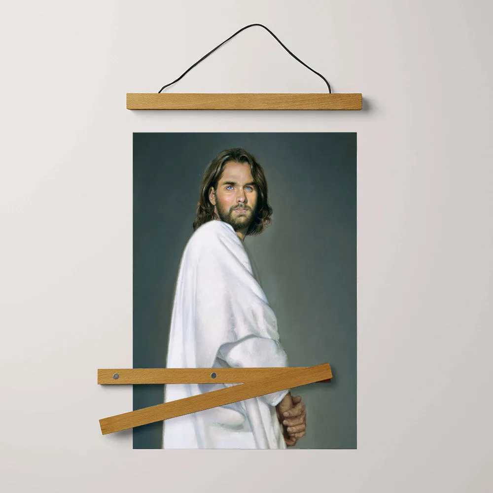 Jesus_6523 Hanging Canvas Wall Art - Jesus Picture - Jesus Portrait Canvas - Religious Canvas