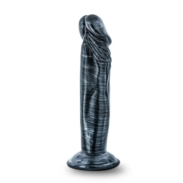 Jet Ebony Carbon Metallic Black Dildo